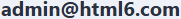contact HTML menu